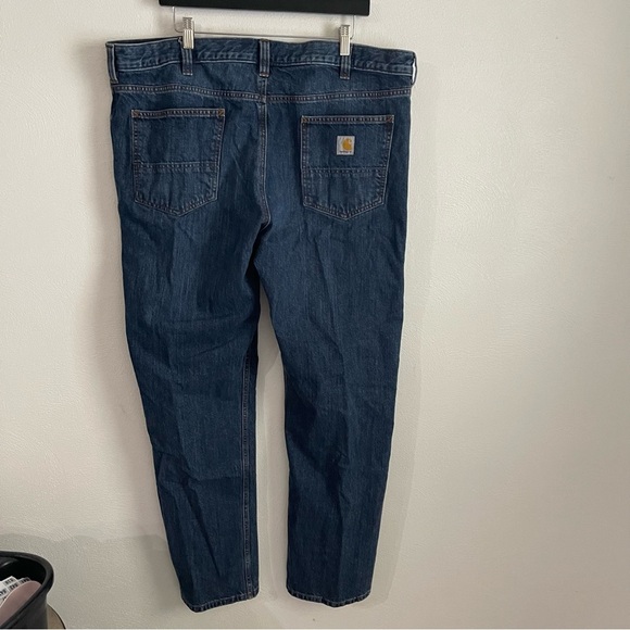 Carhartt Mens Relaxed Fit Jeans Size 42X34 Pre-Owned - Picture 2 of 9